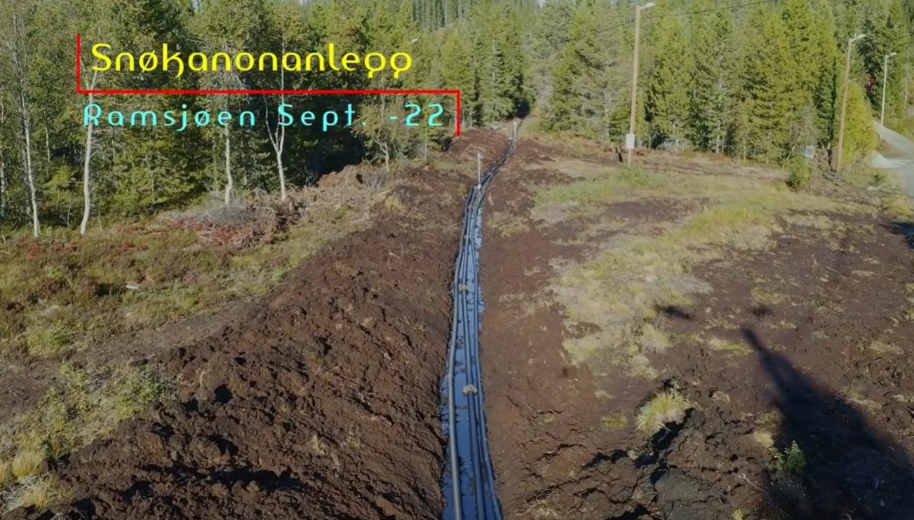 Video av dugnadsarbeidet på Ramsjøen arena